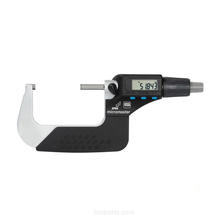 Tesa 06030033 Micromaster Digital Micrometer, Range 75-100mm / 3-4