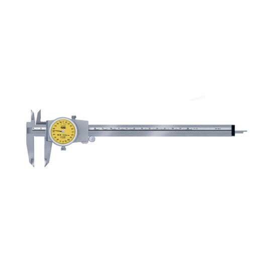 Tesa 00510045 Dial Caliper, Range 0-200mm, Graduation 0.02mm