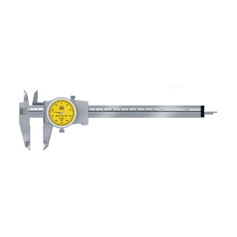 Tesa 00510050 Dial Caliper, Range 0-150mm, Graduation 0.01mm