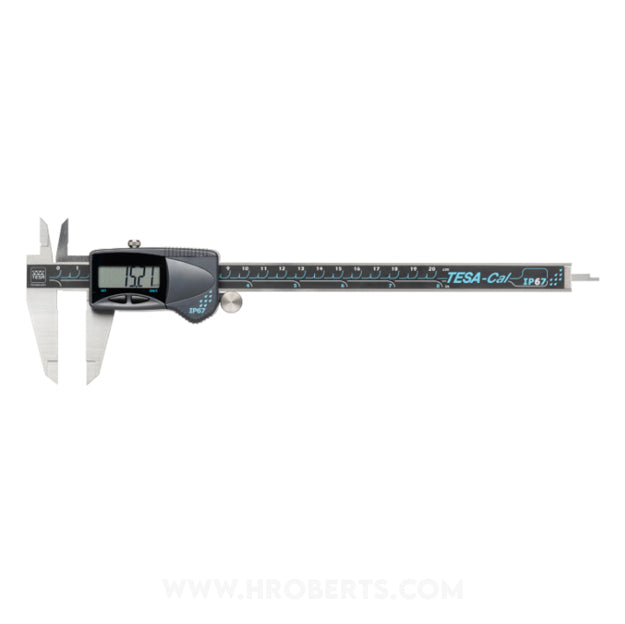 Tesa 00530142 Twin-Cal Digital Caliper, Range 0-200mm / 0-8", Resolution 0.01mm / 0.0005"