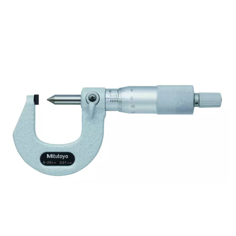 Mitutoyo 112-401 Crimp Height Micrometer, Range 0-25mm, Graduation 0.01mm