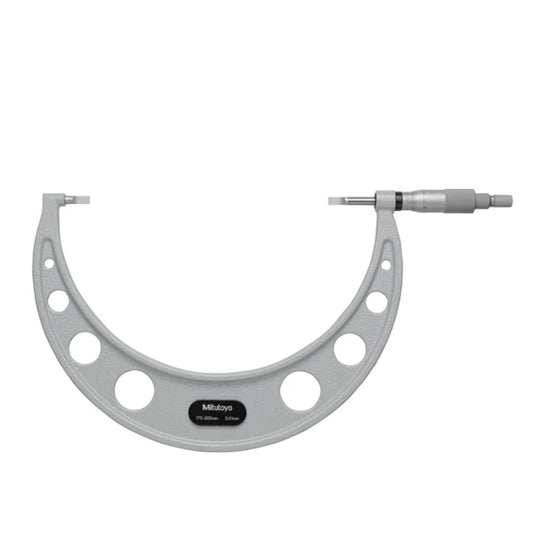 Mitutoyo 122-108-10 Blade Micrometer, Range 175-200mm, Graduation 0.01mm, Non-Rotating Spindle