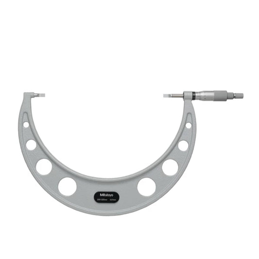 Mitutoyo 122-110-10 Blade Micrometer, Range 225-250mm, Graduation 0.01mm, Non-Rotating Spindle