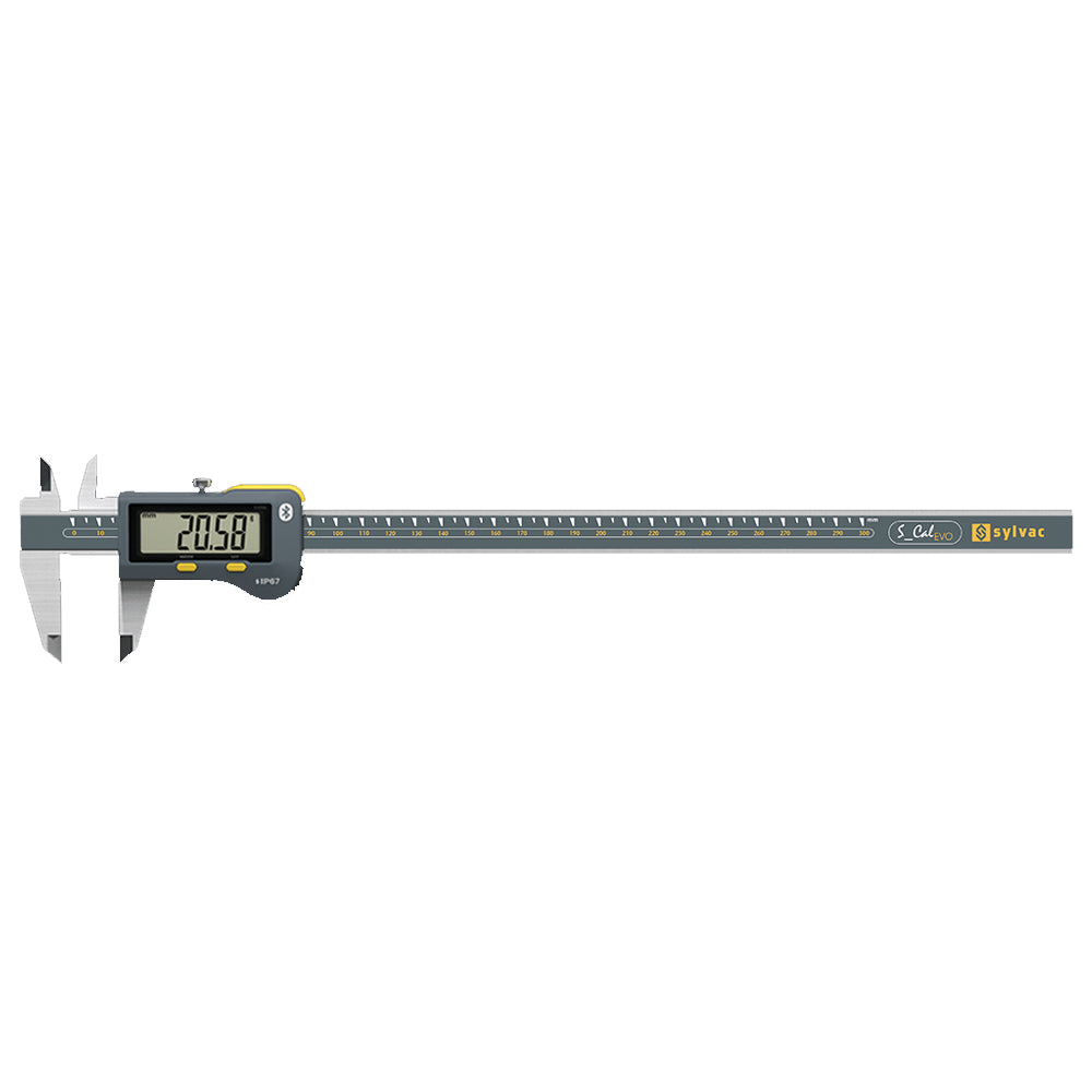 Sylvac 30-810-1536 Digital Caliper, Range 0-300mm, Resolution 0.01mm