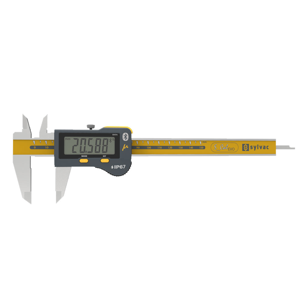 Sylvac 30-810-9516 Digital Caliper, Range 0-150mm, Resolution 0.001mm