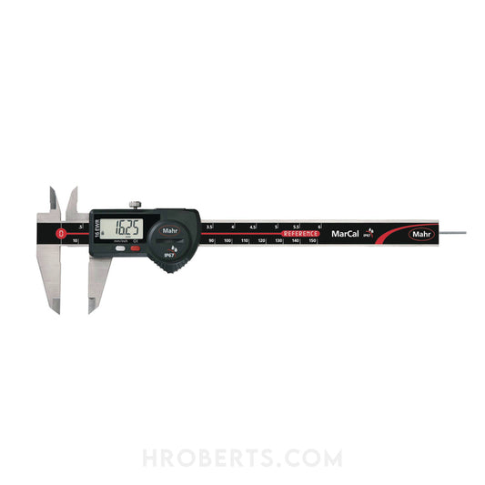 Mahr 4103064 16 EWR IP67 Digital Caliper with Data Output 0-150mm/6", Round Depth Rod