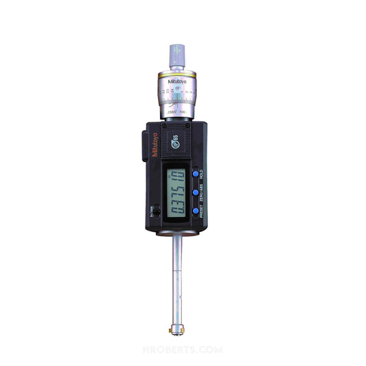 Mitutoyo 468-263 Digmatic Digital Holtest Bore Micrometer, 3-Point Contact, Range 0.425-0.5" / 10.795-12.7mm, Resolution 0.00005" / 0.001mm, IP65, with SPC Data Output