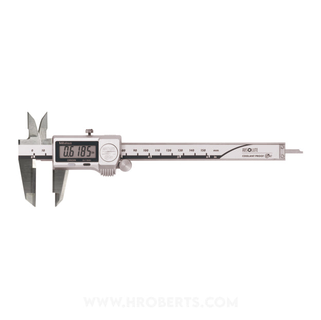 Mitutoyo 500-731-20 Digimatic Digital Coolant Proof Caliper, Range 0-150mm / 0-6", Resolution 0.01mm / 0.0005", Absolute System, IP67