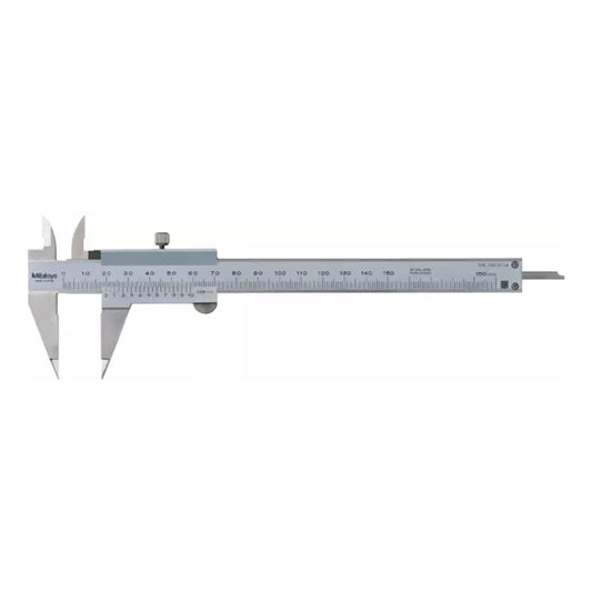 Mitutoyo 536-121 Vernier Caliper Point Type, Range 0-150mm, Graduation 0.05mm