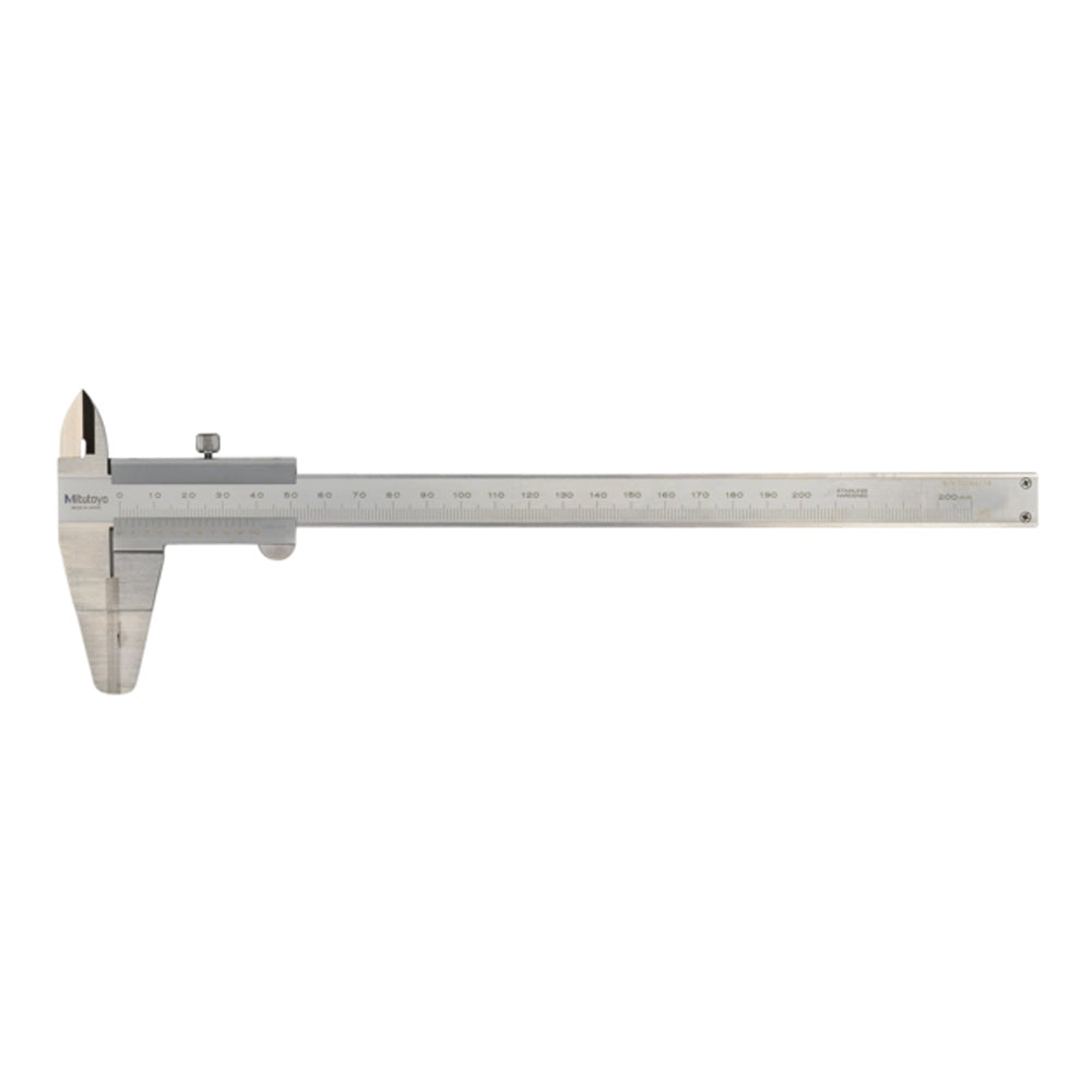 Mitutoyo 536-135 Vernier Caliper Blade Type, Range 0-200mm, Graduation 0.05mm