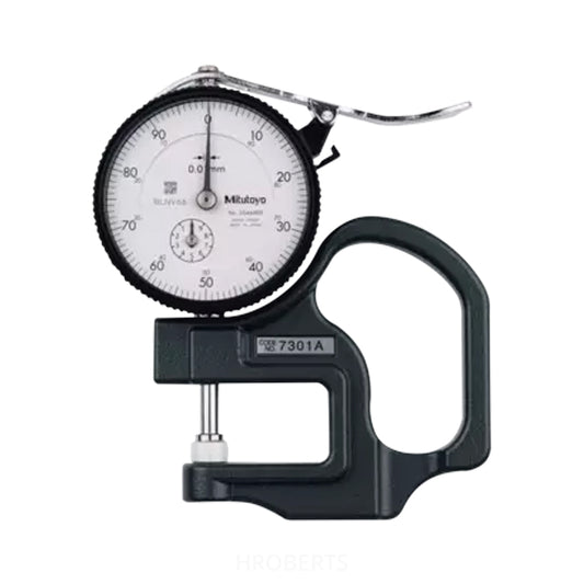 Mitutoyo 7301A Dial Thickness Gauge, Range 0-10mm, Graduation 0.01mm