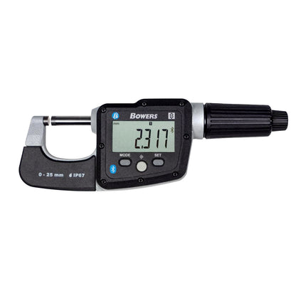 Bowers DM025 Digimic Digital Micrometer, Range 0-25mm / 0-1", Resolution 0.001mm / 0.00005"