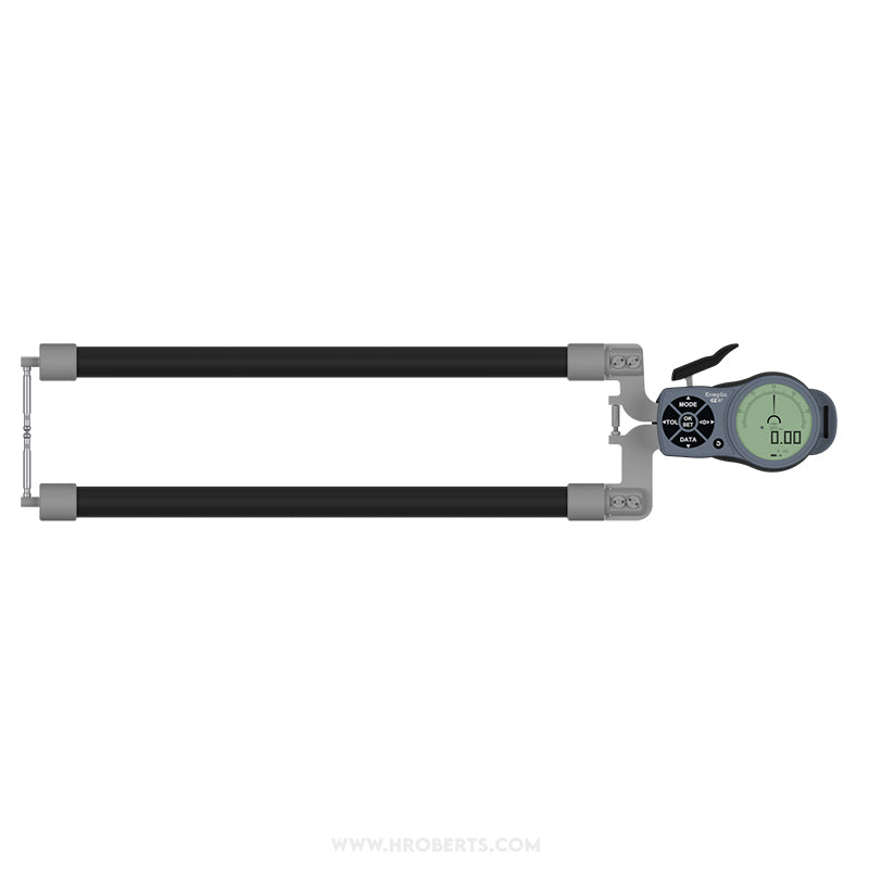 Kroeplin K8100 Digital External Caliper Gauge, Range 0-100mm, Resolution 0.05mm, Measuring Depth 375mm, Measuring Contact Ball 5mm Diameter, IP67 Protection, Metric / Imperial Switchable