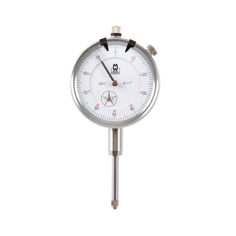 Moore & Wright MW401-02 Dial Indicator, Graduation 0.001", Range 1.0", Scale 0-100, Bezel Diameter 58mm