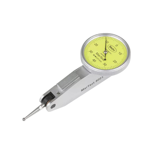 Mahr 4305200 Dial Test indicator MarTest 800 S, Graduation 0.01mm, Range 0.8mm, Scale 0-40-0, Stylus Length 17.8mm, Bezel Diameter 30mm