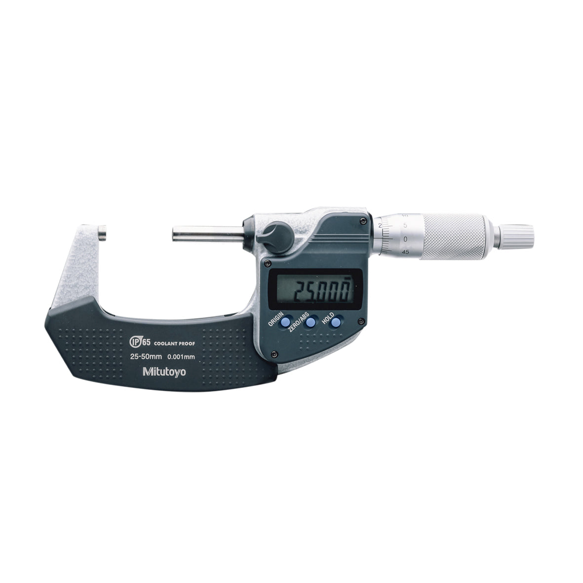 Mitutoyo 293-241-30 Digimatic Digital Micrometer, Range 25-50mm, Resolution 0.001mm, IP65