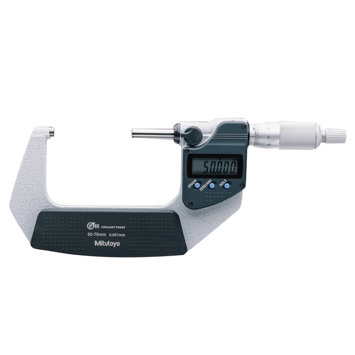 Mitutoyo 293-242-30 Digimatic Digital Micrometer, Range 50-75mm, Resolution 0.001mm, IP65