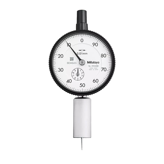 Mitutoyo 7222A Dial Indicator Depth Gauge, Range 0-10mm, Graduation 0.01mm, Diameter 16mm