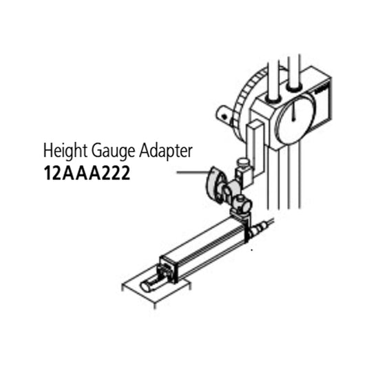 Mitutoyo 12AAA222 Height gauge adapter (9 x 9 mm)