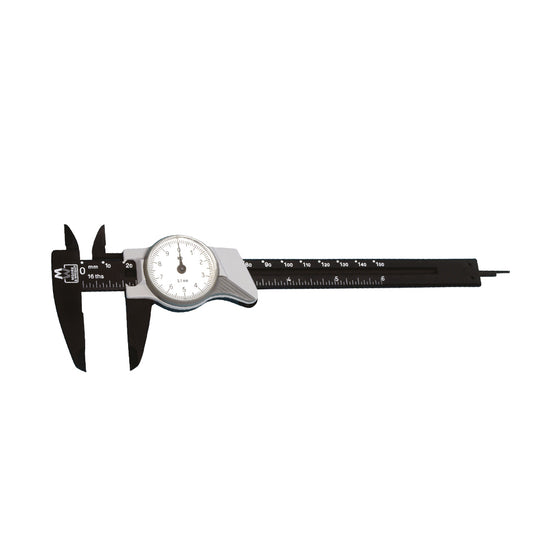 Moore & Wright CDP150M Plastic Dial Caliper, Range 0-150mm, Graduation 0.1mm