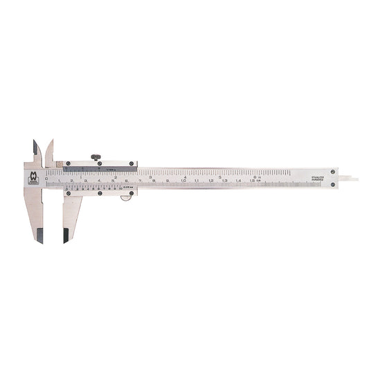 Moore & Wright MW100-15BI Vernier Caliper, Range 0-150mm / 0-6", Graduation 0.02mm / 0.001"