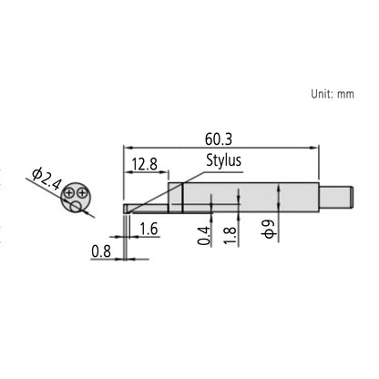 Mitutoyo 178-393 Extra Small Hole Detector, 5µm, 90°